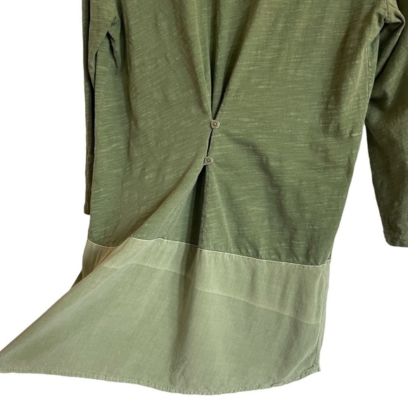 Fresh Produce Green Button-Back Tunic Top, Size S - Picture 6 of 9